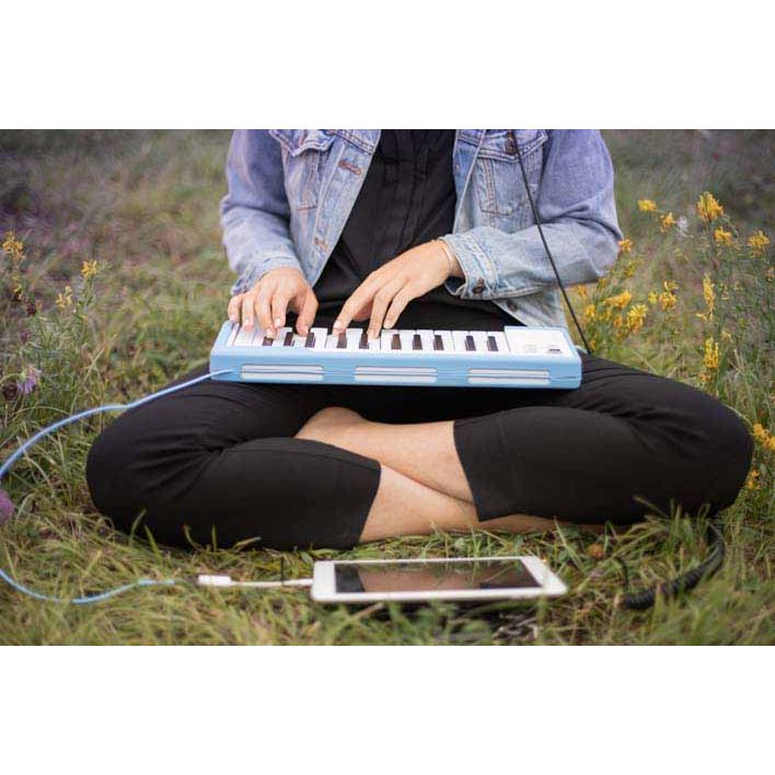 Arturia MicroLab | 25-key controller keyboard with high-quality mini-keys, 2 touch strips, Free software instruments and recording software, Blue