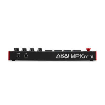 MPK Mini MK3 by Akai Professional | 25 Key USB MIDI Keyboard Controller | 8 Backlit MPC Drum Pads | 8 Control Knobs | Music Production Software included