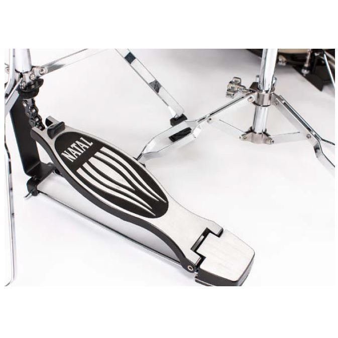 NATAL DNA US Fusion Black Drum Kit | 5 Piece Acoustic Drum Kit, Drum Stool and Sticks Included