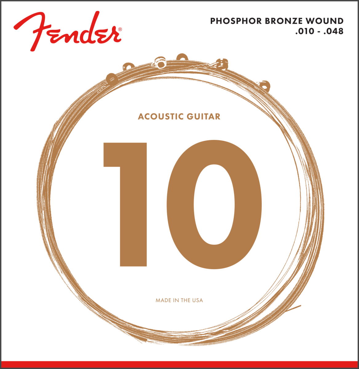 10-48　XL　Strings　Store　Fender　60　Acoustic　Bronze　Phosphor　Music　Guitar　Anitom